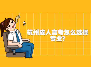 杭州成人高考怎么选择专业?