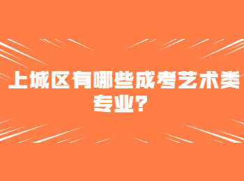 上城区有哪些成考艺术类专业？